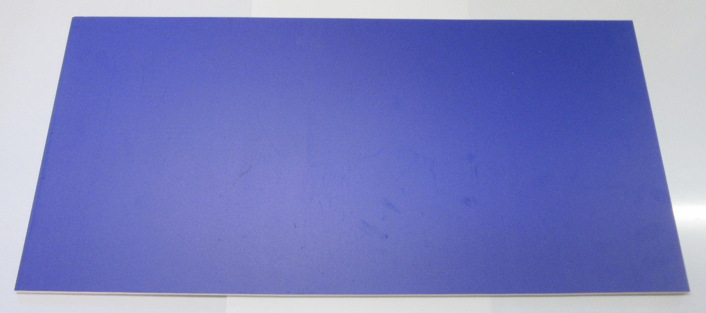 PVC Hartschaumplatte 6mm Zuschnitt Dunkelblau lackiert 688 x 337mm Kunststoffplatte