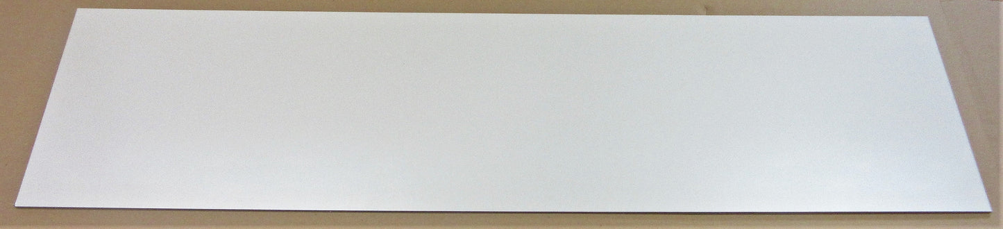 Alu-Verbundplatte 3mm weiß Zuschnitt 597 x 212mm, Deckschicht 0,3mm DIBOND®