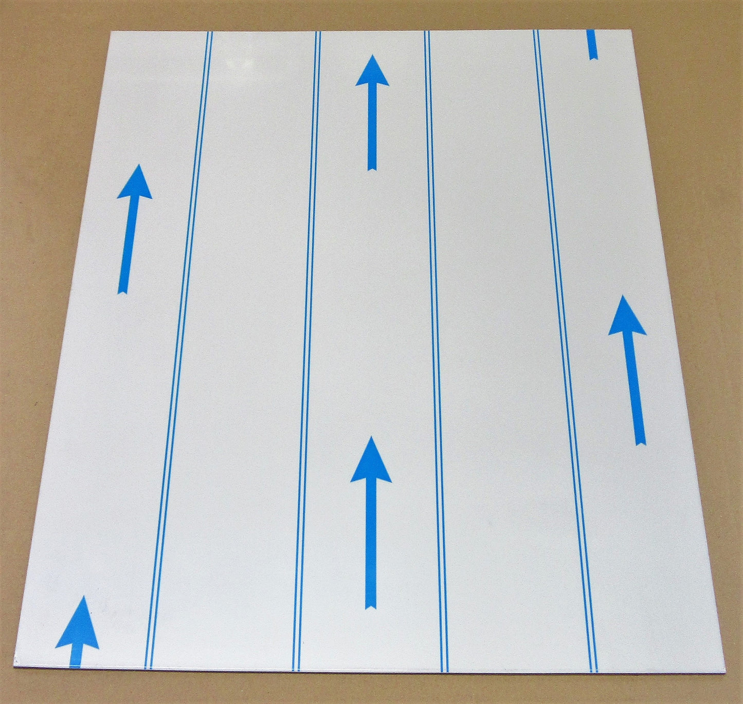 Alu-Verbundplatte 2mm weiß Zuschnitt 620 x 500mm, Deckschicht 0,25mm DIBOND®
