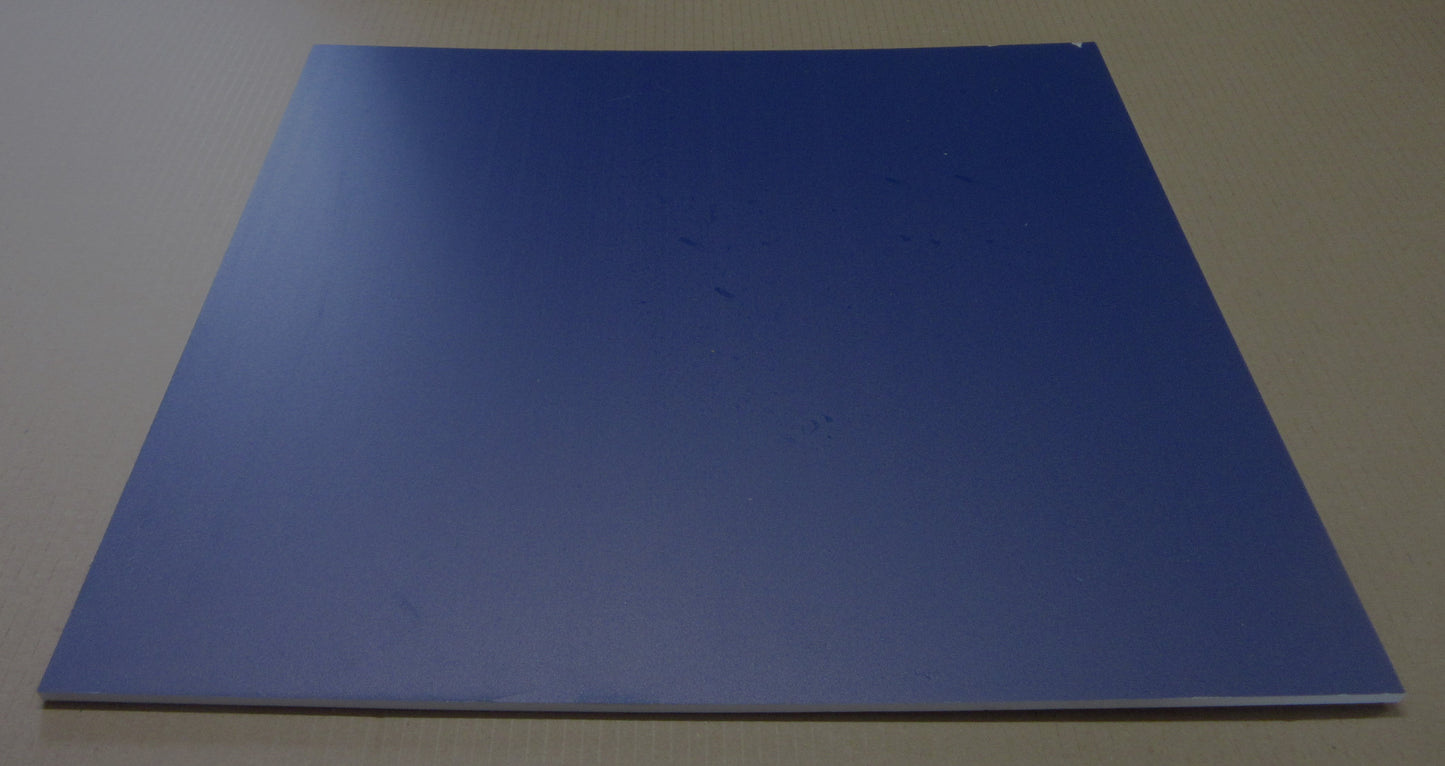 PVC Hartschaumplatte 6mm Zuschnitt Dunkelblau lackiert 460 x 398mm Kunststoffplatte