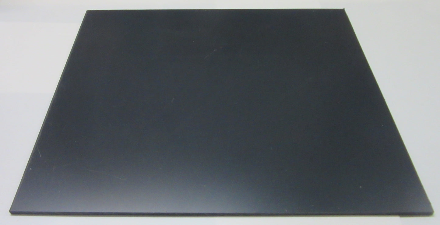 PVC-Hartplatte 6mm Dunkelgrau Zuschnitt 488 x 445mm Technischer Kunststoff