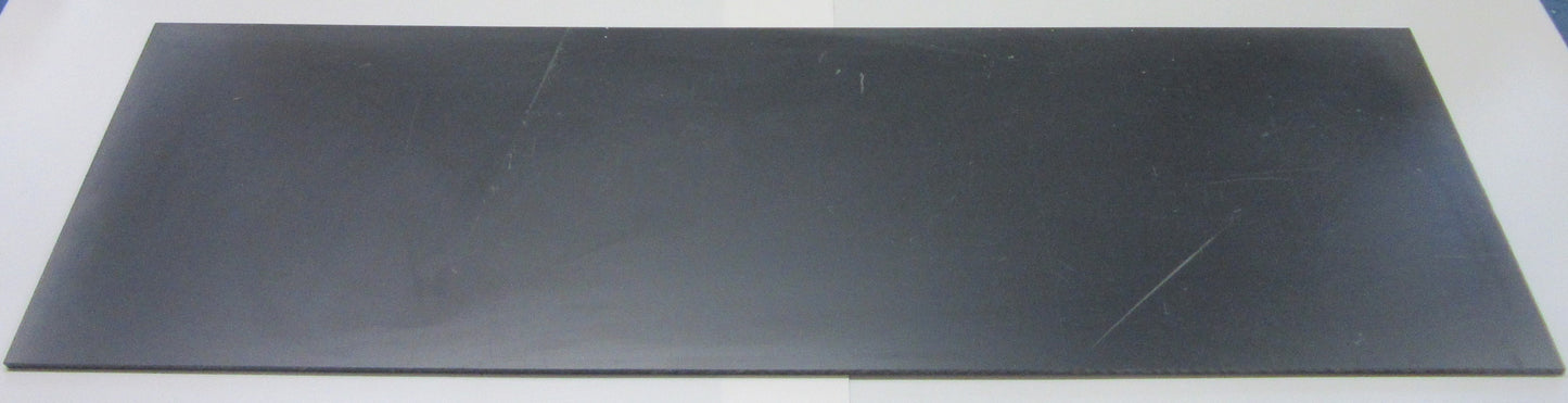 PVC-Hartplatte 6mm Dunkelgrau Zuschnitt 940 x 300mm Technischer Kunststoff