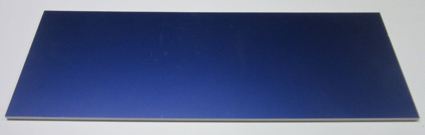 PVC Hartschaumplatte 6mm Zuschnitt Dunkelblau lackiert 460 x 254mm Kunststoffplatte