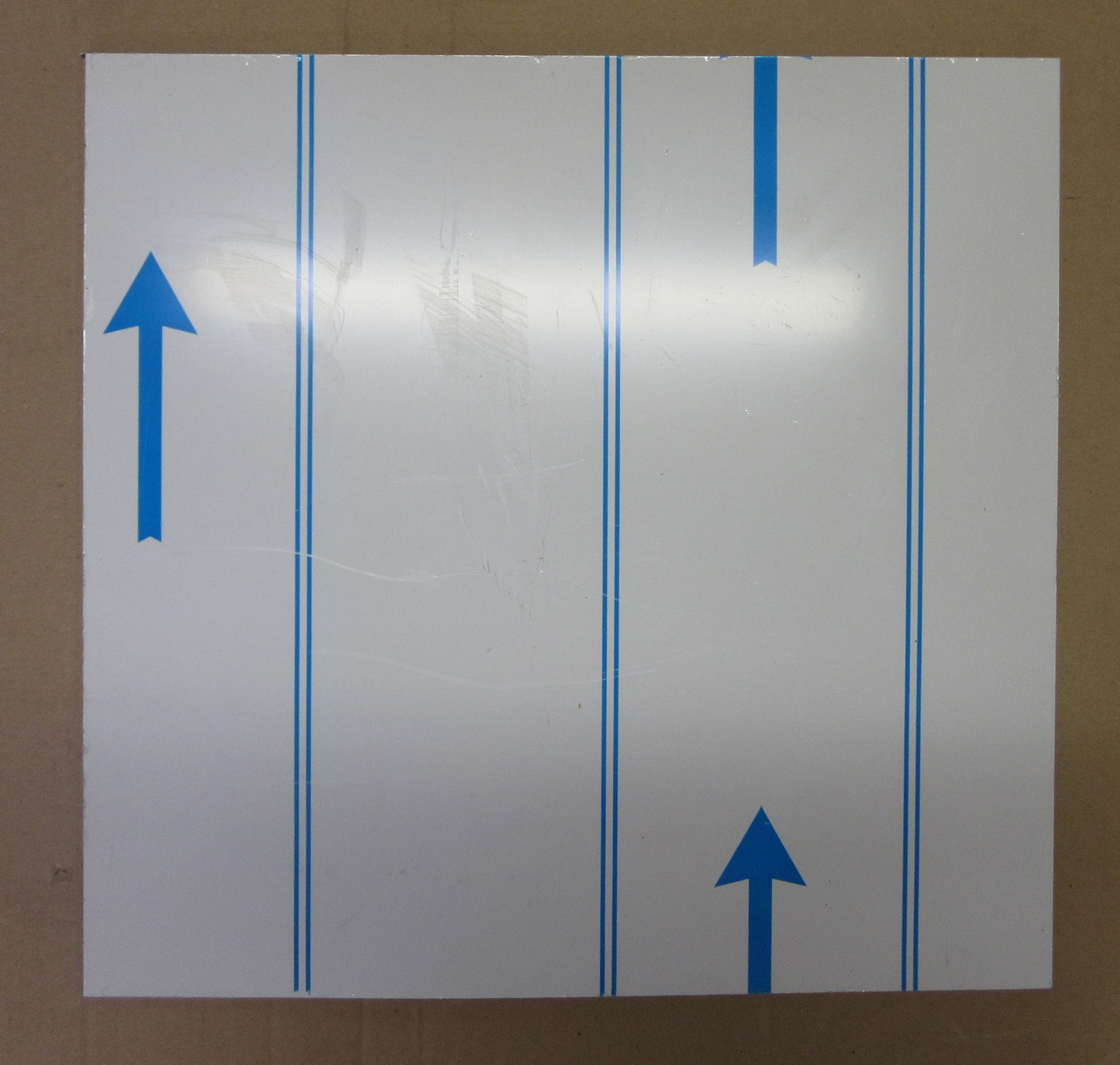 Alu-Verbundplatte 3mm weiß Zuschnitt 415 x 400mm, Deckschicht 0,3mm DIBOND®