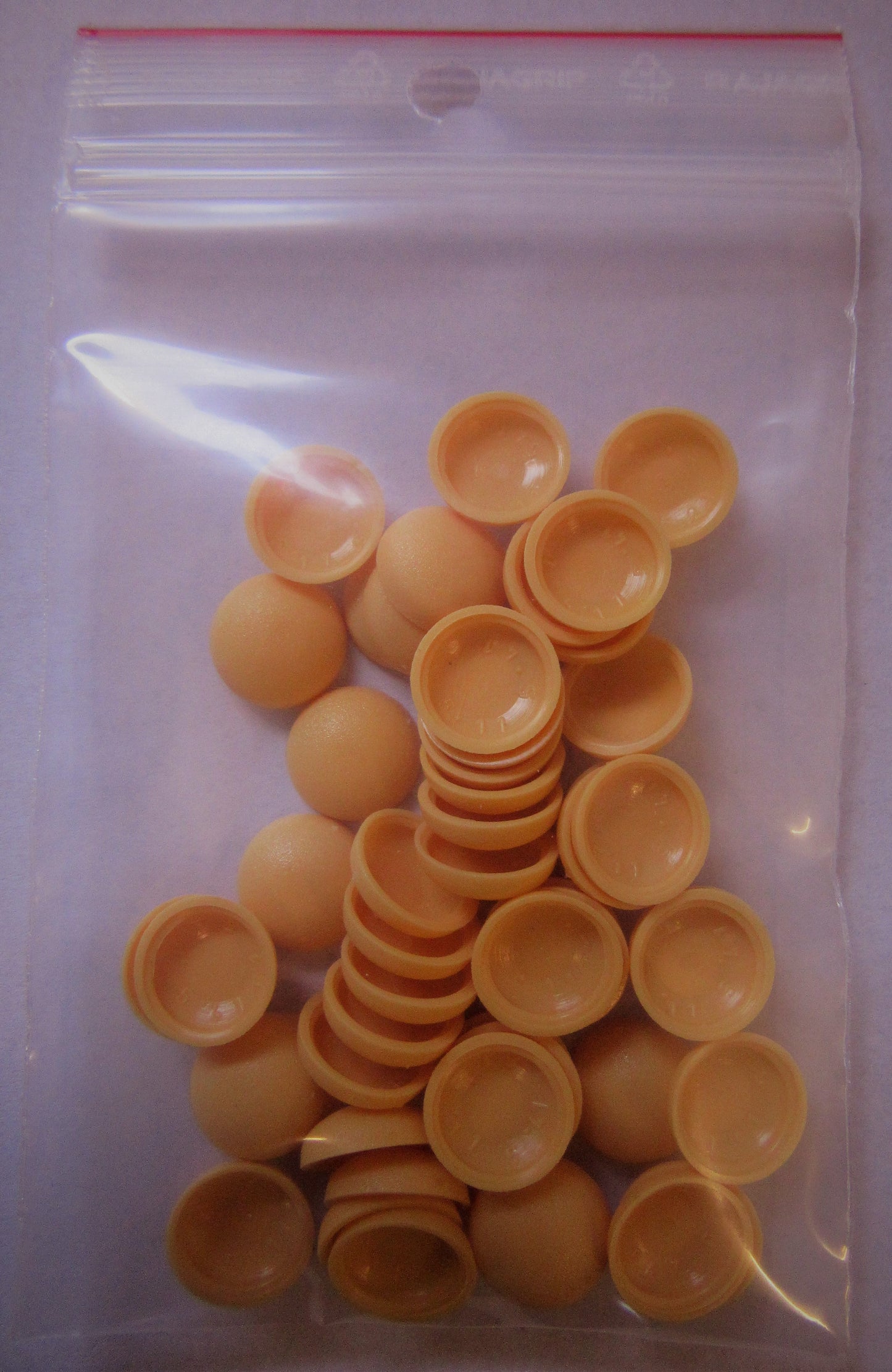 50 x Abdeckkappen Plattkopfkappen für Schrauben 14 x 5mm A.05.1.4 Sonnengelb