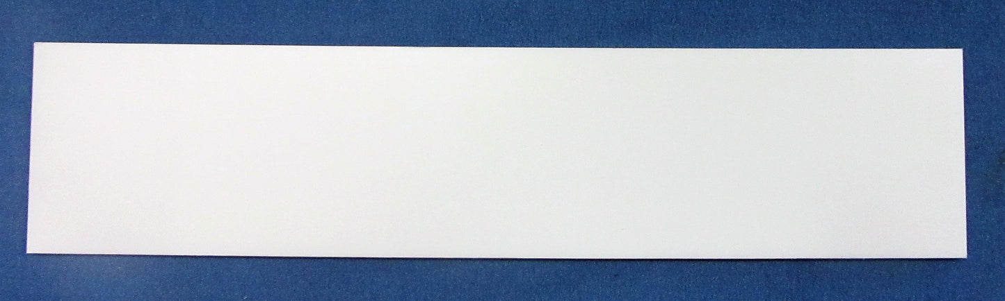 Acryl GS-Platte 5mm Opal weiß ca.420 x 94mm Zuschnitt Kunststoffglas Acrylglas