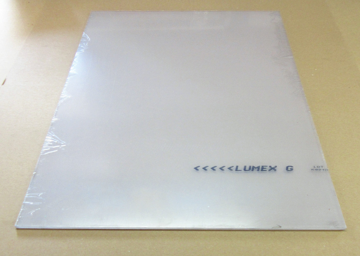 PET-G Lumex® Platte 6mm Zuschnitt 463 x 389mm Kunststoffglas transparent