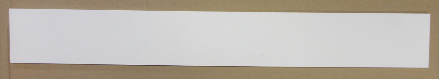 PVC Hartschaumplatte 6mm Zuschnitt weiß 1109 x 145 mm - Excel Kunststoff Platte