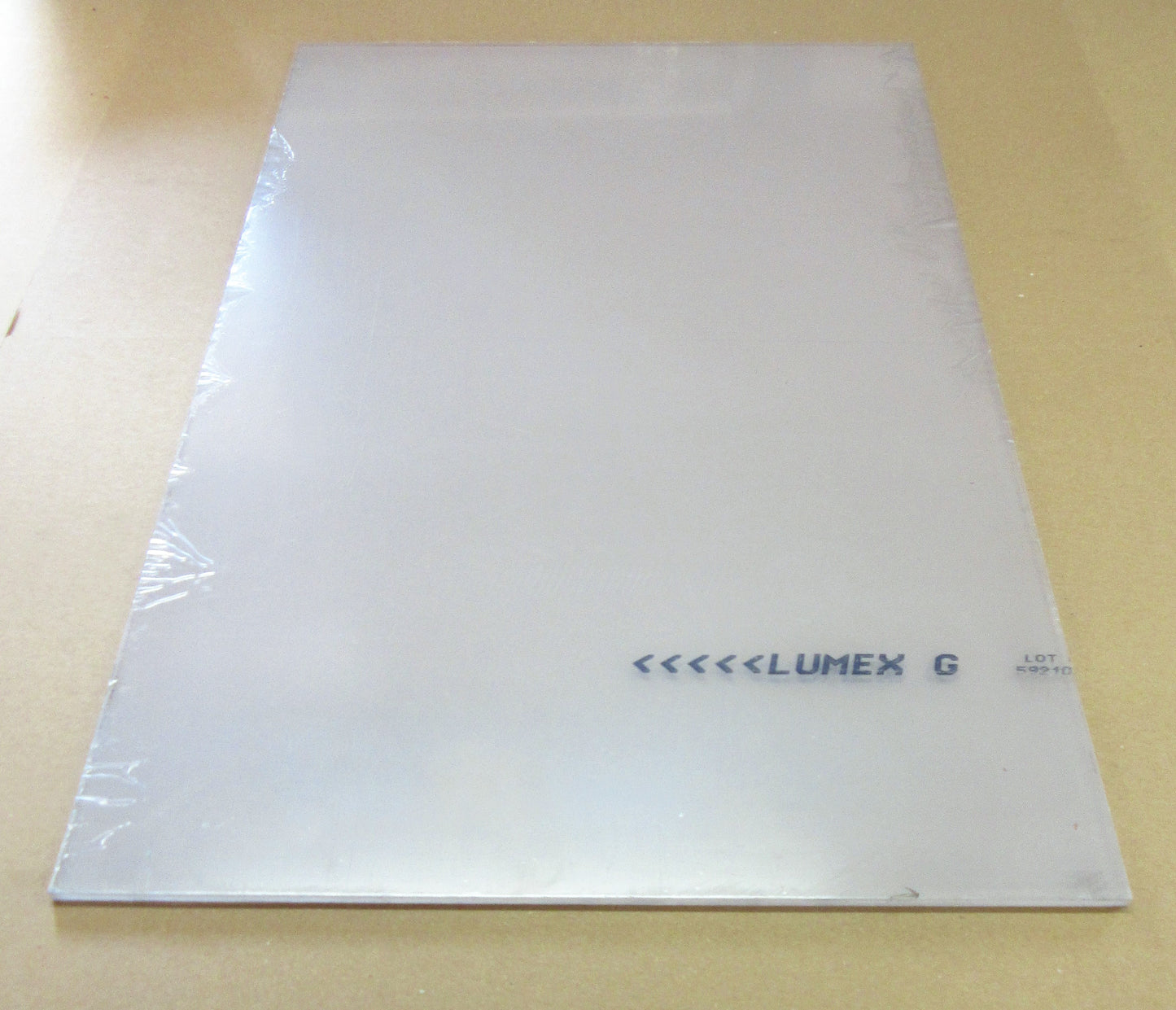 PET-G Lumex® Platte 6mm Zuschnitt 500 x 333mm Kunststoffglas transparent