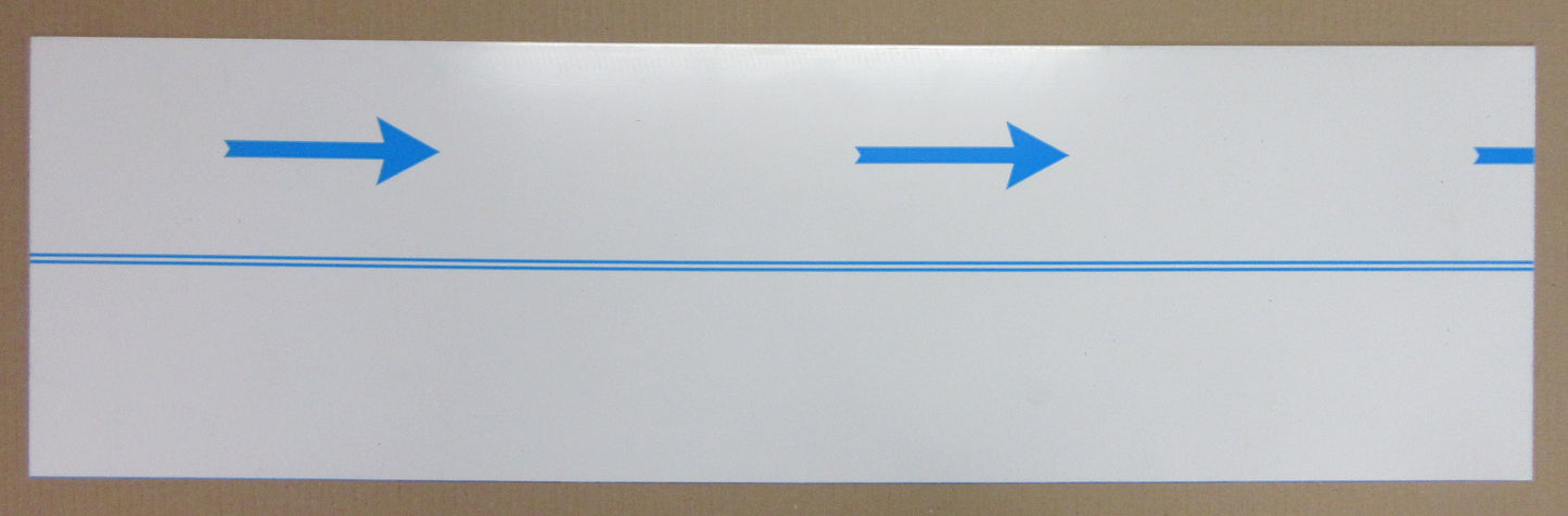 Alu-Verbundplatte 3mm weiß Zuschnitt 874 x 255mm, Deckschicht 0,3mm DIBOND®