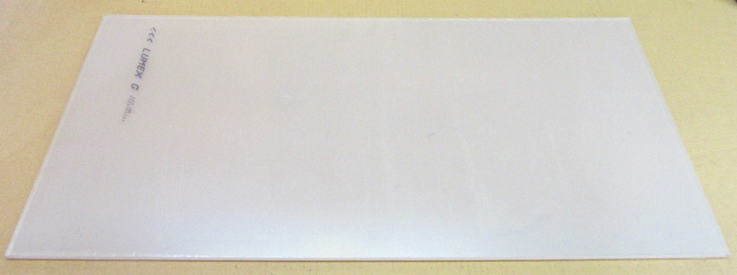 PET-G Lumex® Platte 6mm Zuschnitt 688 x 473mm Kunststoffglas transparent