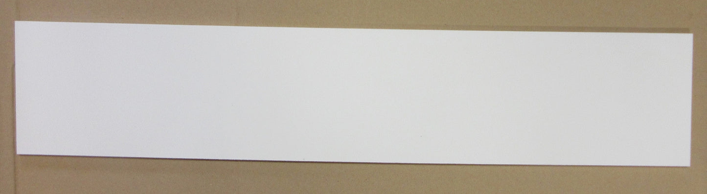 PVC Hartschaumplatte 6mm Zuschnitt weiß 1130 x 236 mm - Excel Kunststoff Platte