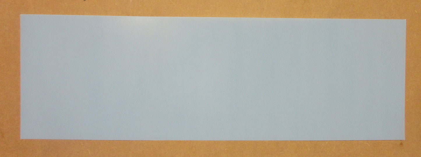 PET-A Lumex® Platte 0,8mm Zuschnitt 622 x 198mm farblos klar - Tiefziehmaterial