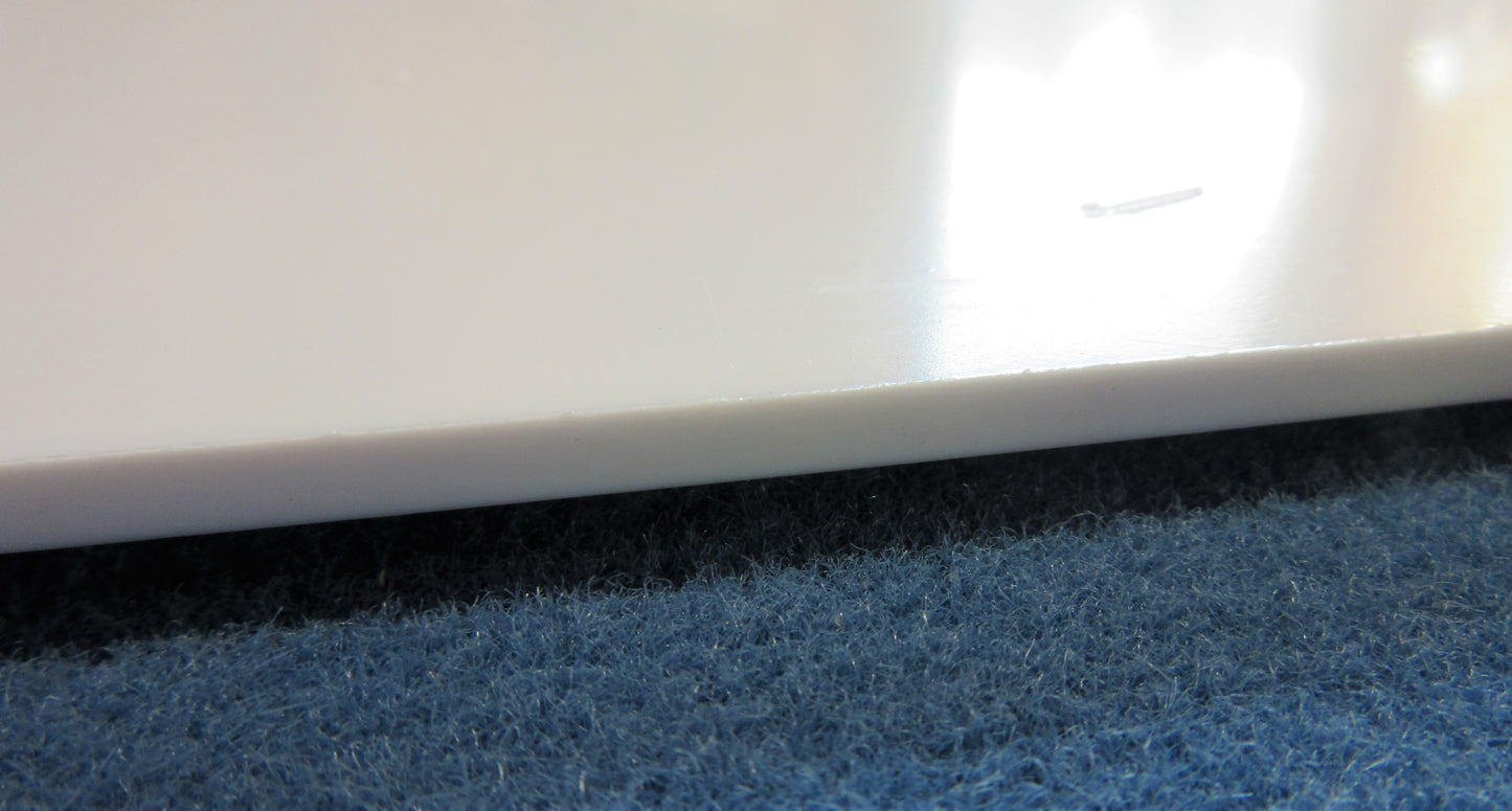 Acryl XT Platte 4mm Zuschnitt 1047 x 615mm Kunststoffglas, Weiß, Acrylglas