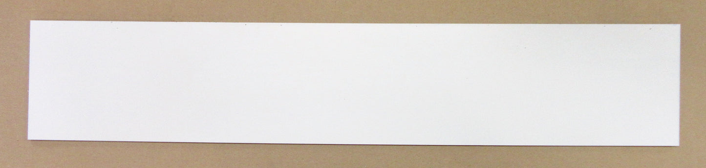 Alu-Verbundplatte 3mm weiß Zuschnitt 600 x 145mm, Deckschicht 0,3mm DIBOND®