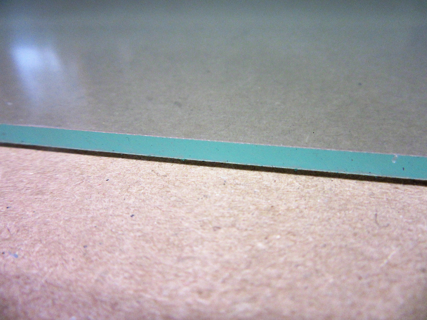 Acryl XT Platte 3mm Zuschnitt 1022x153mm, Kunststoffglas Schlagzäh Nr. 610 klar
