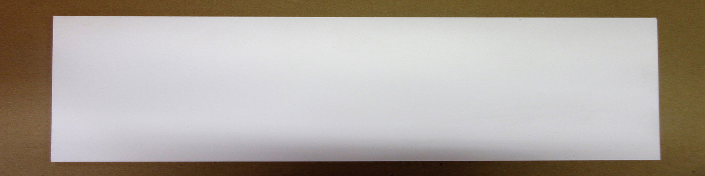 PVC Hartschaumplatte 6mm Zuschnitt weiß 610 x 145mm - Simopor S Kunststoff Platte