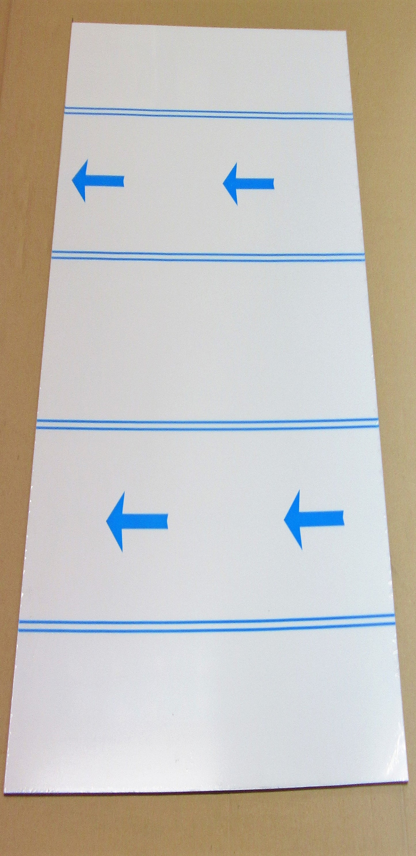 Alu-Verbundplatte 2mm weiß Zuschnitt 840 x 273mm, Deckschicht 0,25mm DIBOND®