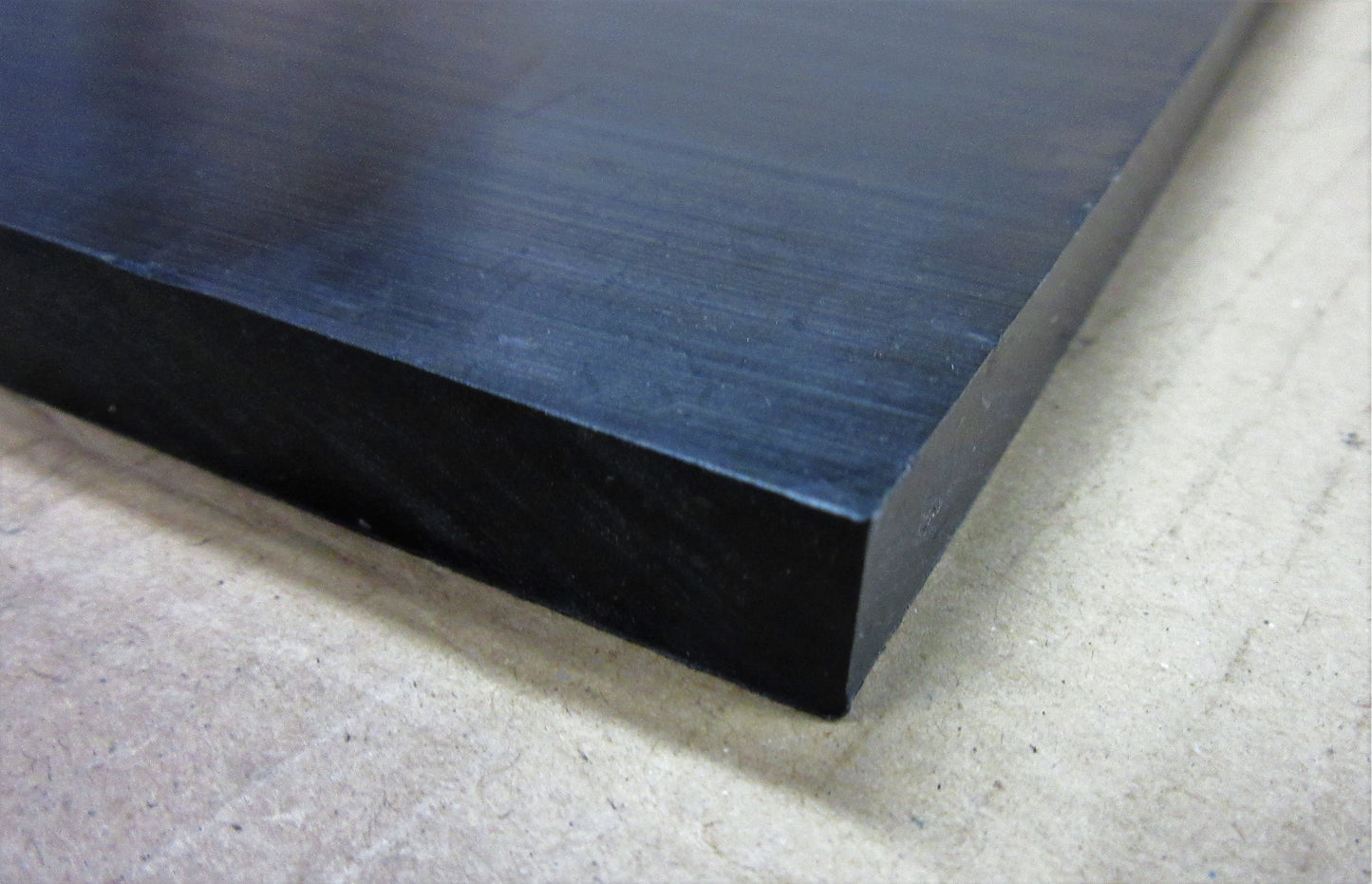 PE HD-1000 UHMW Platte 12mm Schwarz 740 x 512mm Vollmaterial Techn. Kunststoff