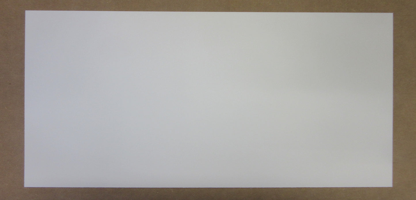 PVC Hartschaumplatte 6mm Zuschnitt weiß 420 x 207mm Kunststoff Platte