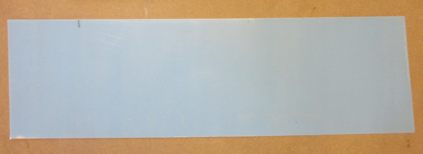 PET-A Lumex® Platte 0,8mm Zuschnitt 600 x 200mm farblos klar - Tiefziehmaterial