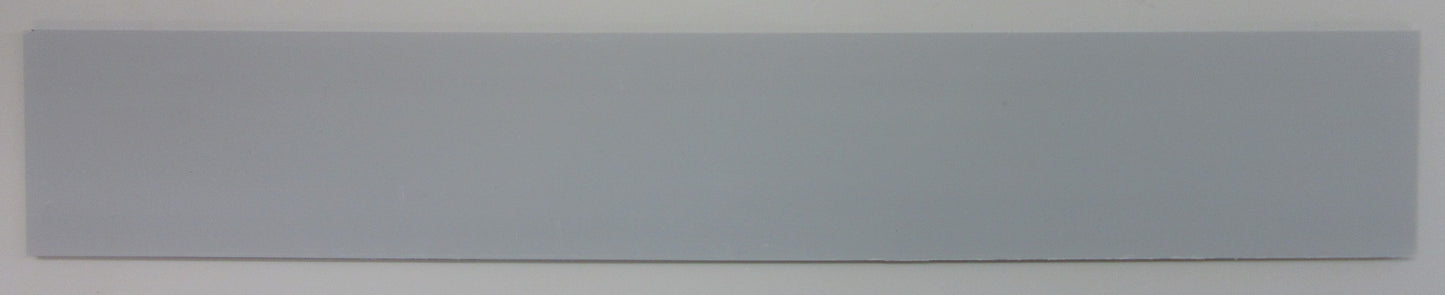 PC UV Platte 6mm Zuschnitt 493 x 80mm Grau getönt Polycarbonat Kunststoffglas