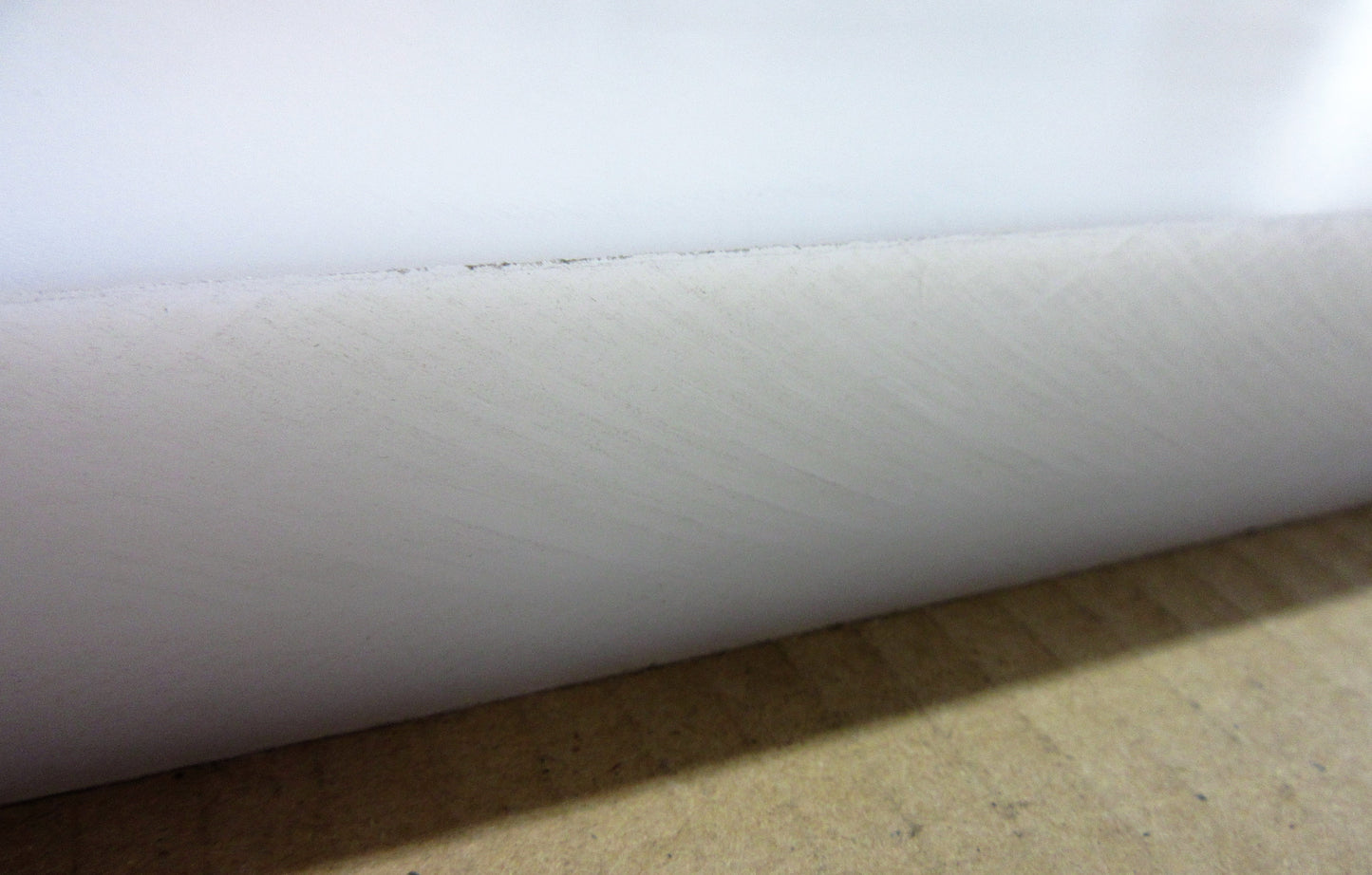 PE HD Platte 30mm 687 x 415mm Natur Vollmaterial Technischer Kunststoff