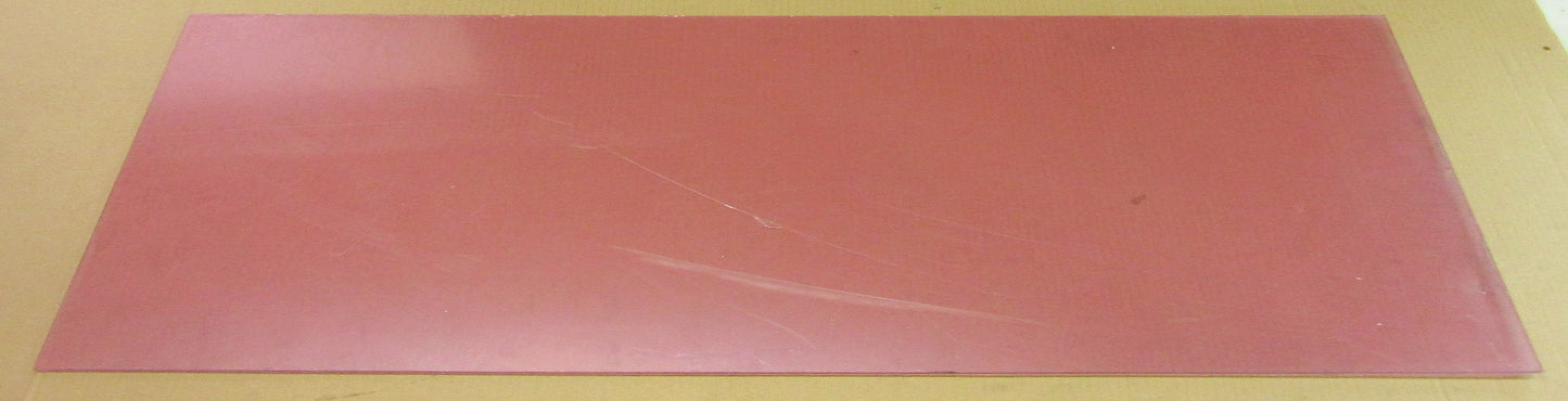 POLYCASA® SAN UVP Platte 4mm Zuschnitt 1187 x 483 mm Kunststoffglas UV beschichtet
