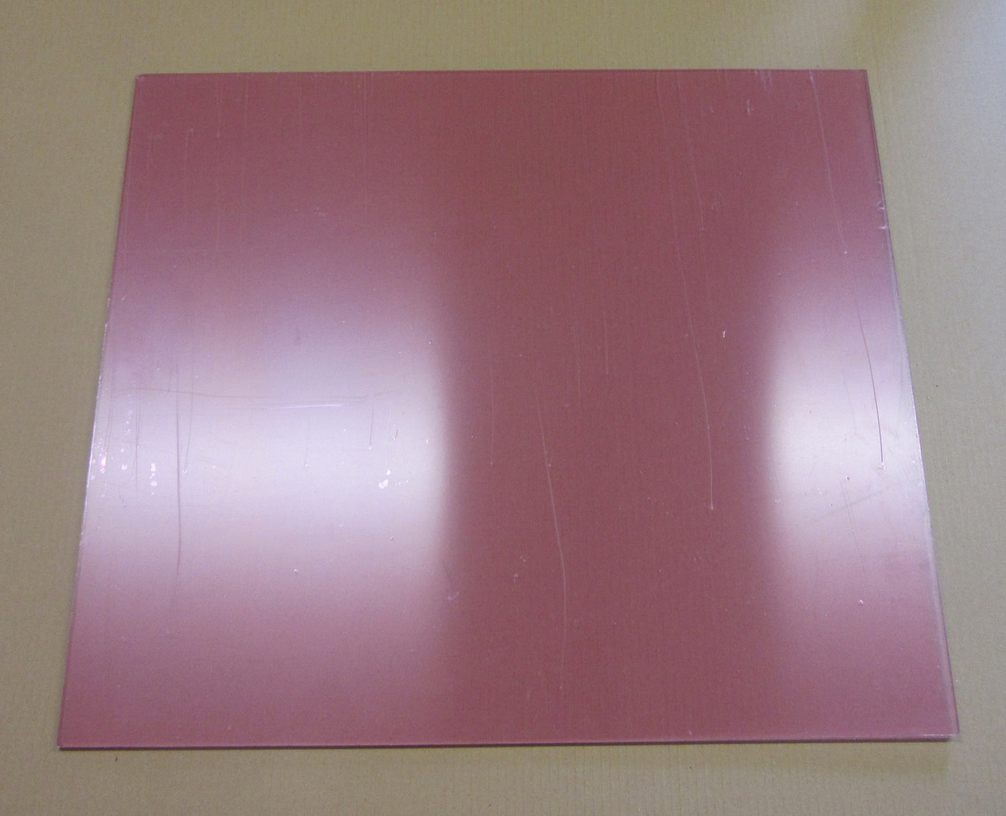 POLYCASA® SAN UVP Platte 5mm Zuschnitt 509 x 500mm Kunststoffglas UV beschichtet