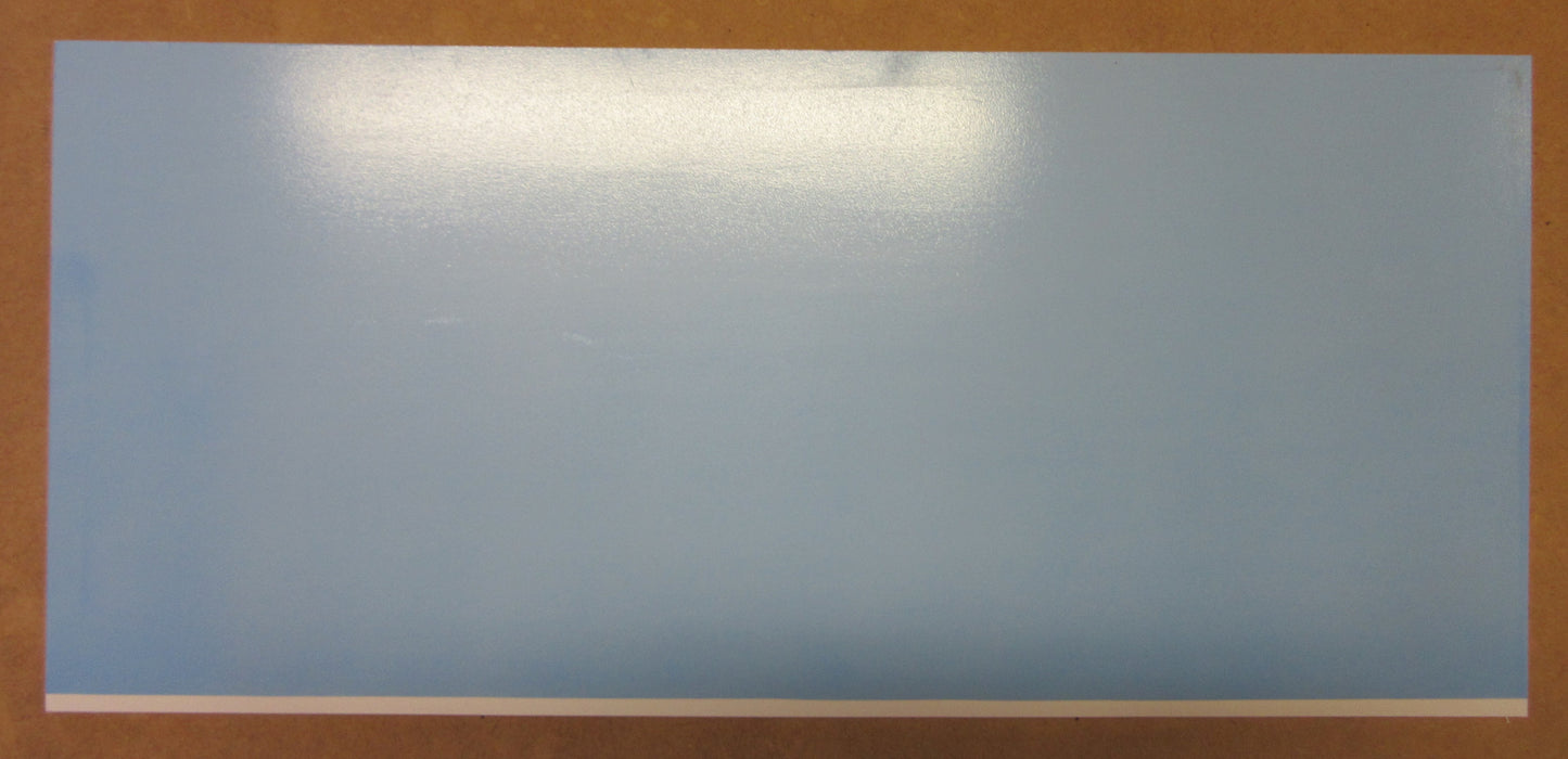 PVC Hartschaumplatte 6mm Zuschnitt weiß 500 x 241mm - Kunststoff Platte