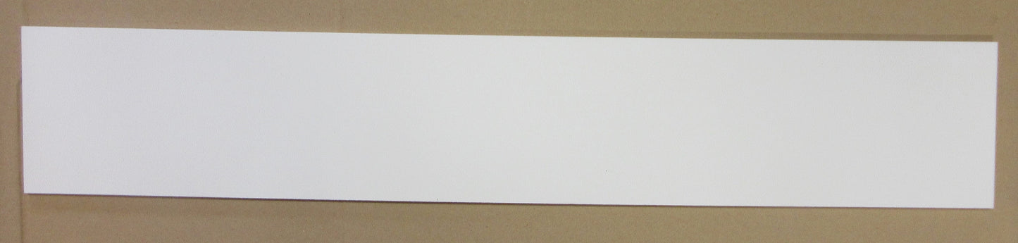 PVC Hartschaumplatte 6mm Zuschnitt weiß ca. 768 x 140mm Kunststoff Platte