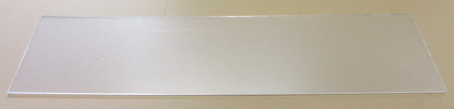 Perspex® CC-Platte 4mm 857 x 207mm Zuschnitt Kunststoffglas Acrylglas klar