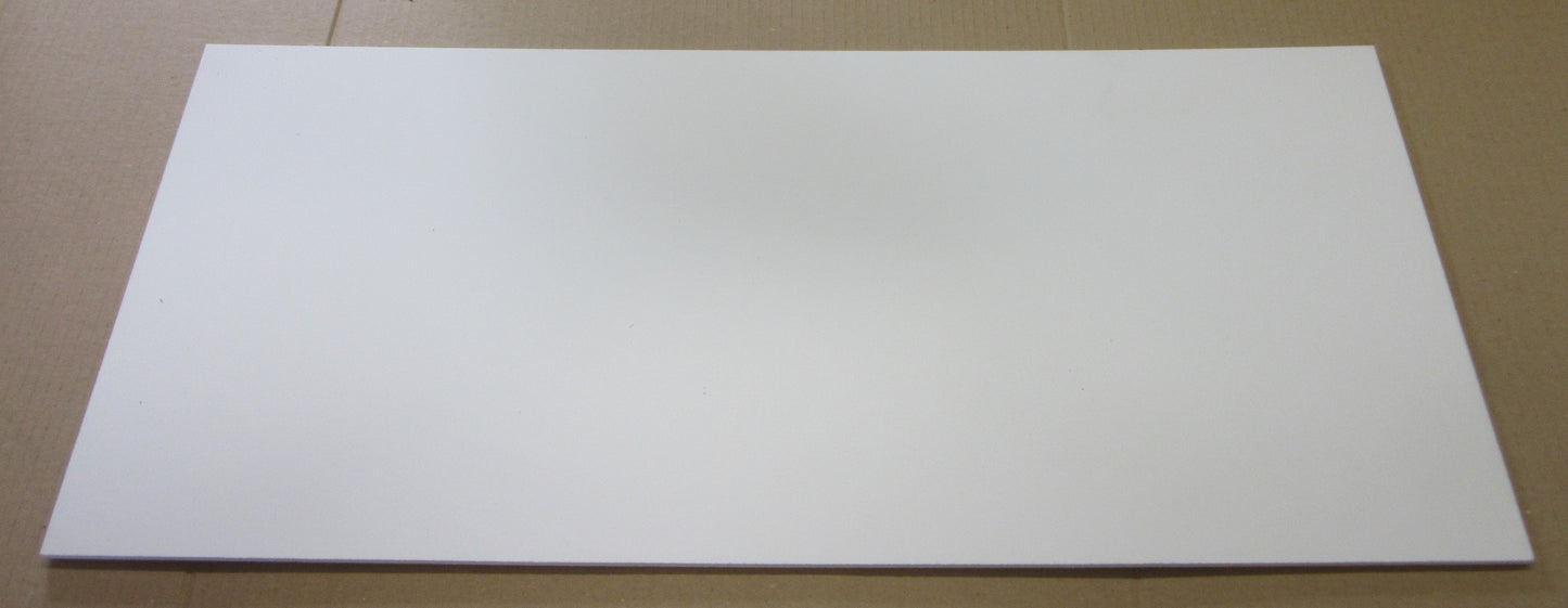 PVC Hartschaumplatte 6mm Zuschnitt weiß 685 x 300 mm - Excel Kunststoff Platte