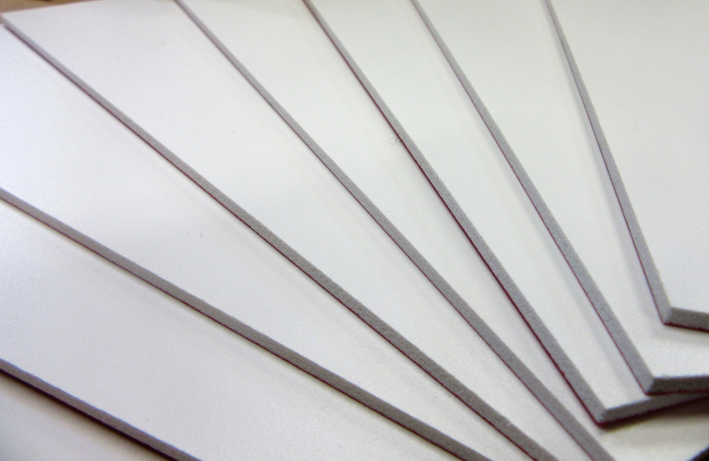 PVC Hartschaumplatten 3mm 20 Platten Reste - Kunststoff Platten 230 x 100-102mm