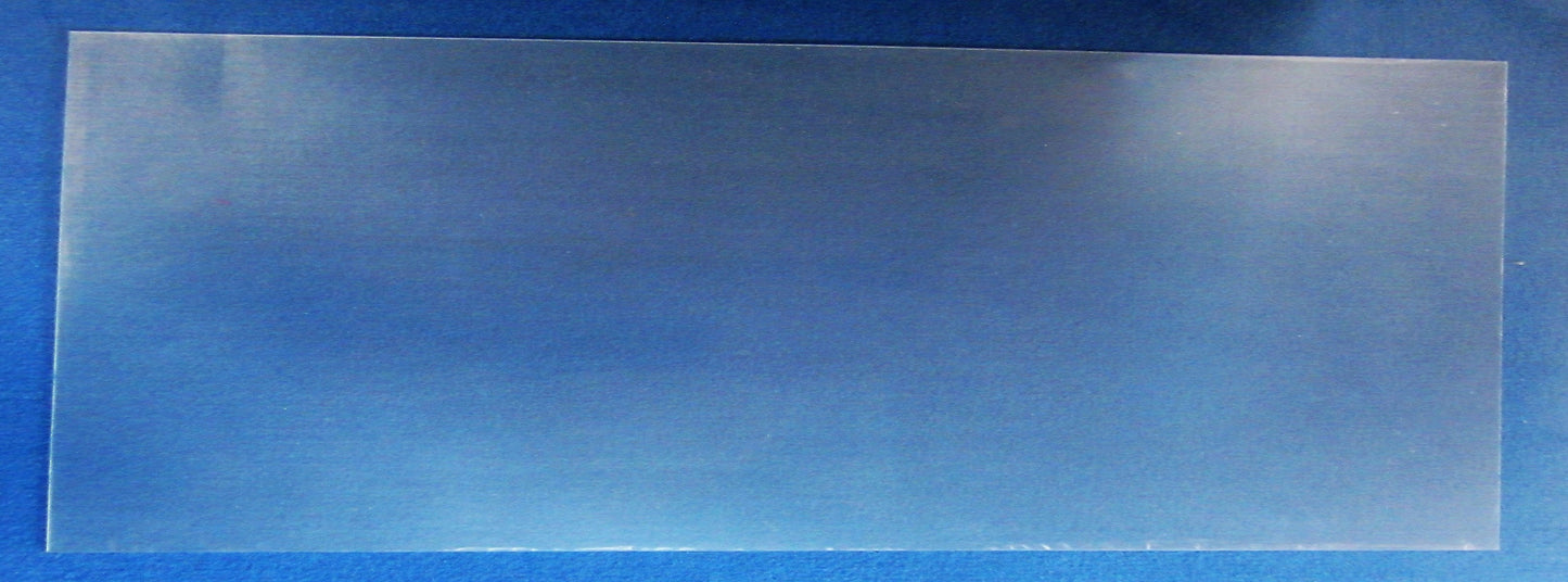 PET-A Kunststoffplatte 1mm Zuschnitt 720 x 246mm farblos AR Transparent