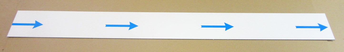 Alu-Verbundplatte 3mm weiß Zuschnitt 1187 x 135mm, Deckschicht 0,3mm DIBOND®