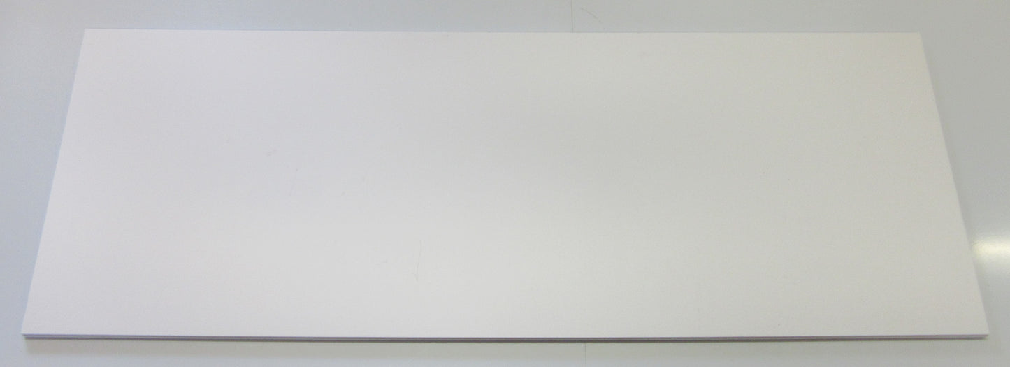 PVC Hartschaumplatte 6mm Zuschnitt Dunkelblau lackiert 624 x 233mm Kunststoffplatte