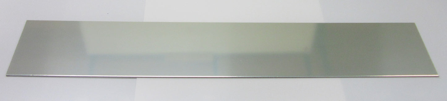 Alu-Verbundplatte 3mm Spiegel Innen und Außeneinsatz Zuschnitt 702 x 115mm