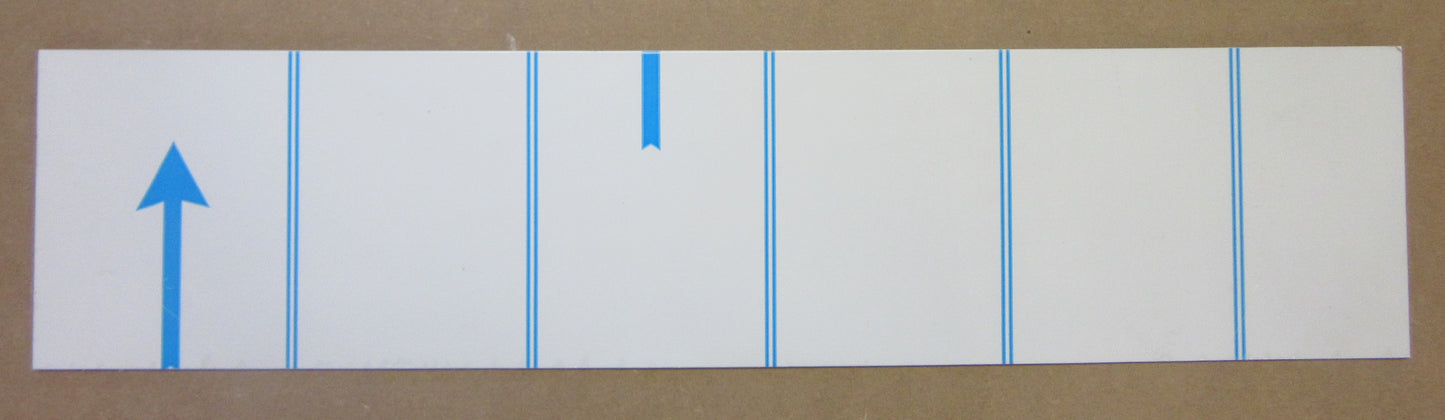 Alu-Verbundplatte 3mm weiß Zuschnitt 745 x 165mm, Deckschicht 0,3mm DIBOND®