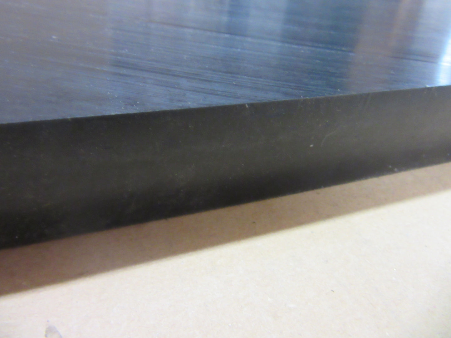 PE HD-500 Platte 30mm Schwarz 757 x 495mm Vollmaterial Technischer Kunststoff