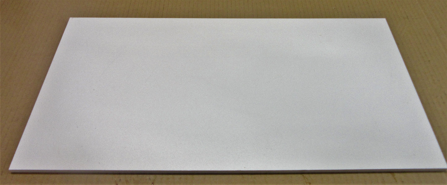 PVC Hartschaumplatte 6mm Zuschnitt weiß/blau DIN A3 420 x 297mm