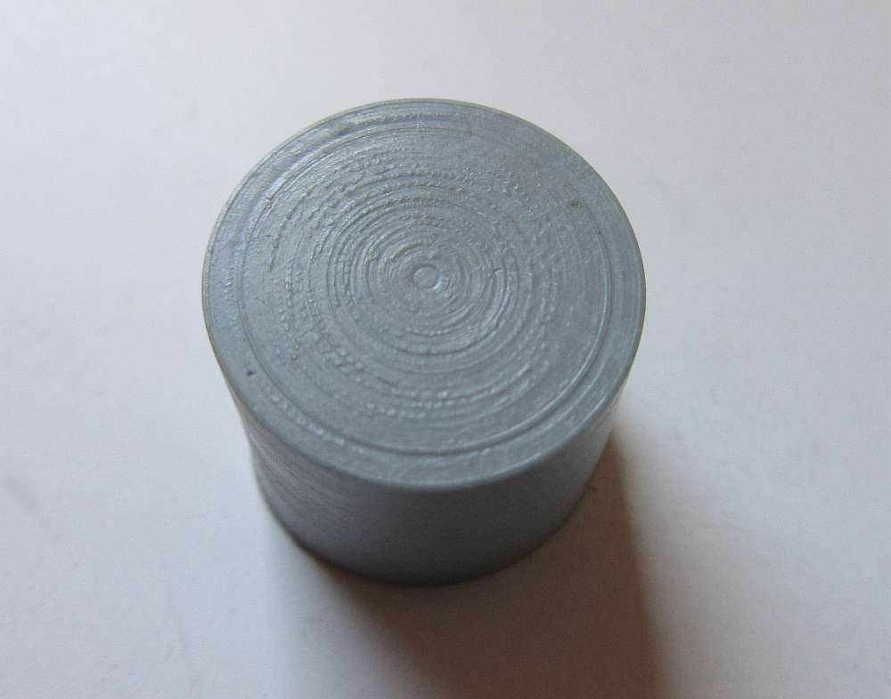4 Stück Rohrkappen 13mm Grau für runde Rohre - Rundmaterial