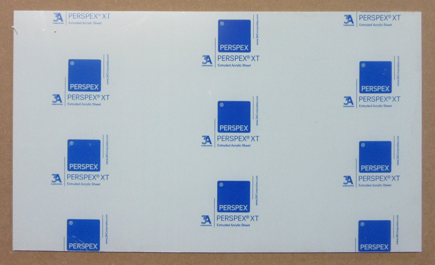 Acryl XT Platte 5mm Zuschnitt 500 x 294mm Kunststoffglas Acrylglas transparent