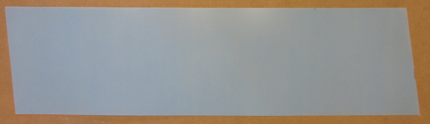 PET-A Lumex® Platte 0,8mm Zuschnitt 720 x 200mm farblos klar - Tiefziehmaterial