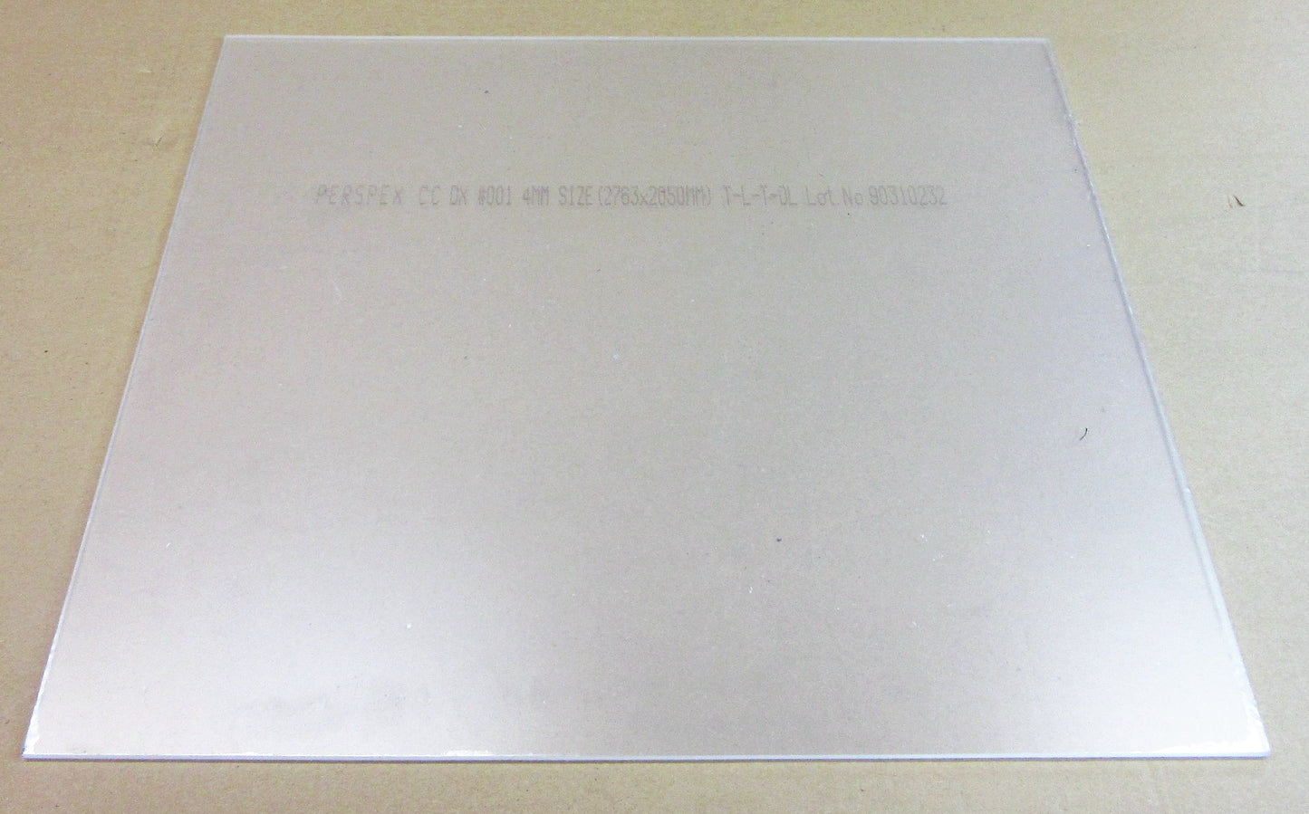 Perspex® CC-Platte 4 mm 564 x 494 mm Zuschnitt Kunststoffglas Acrylglas klar