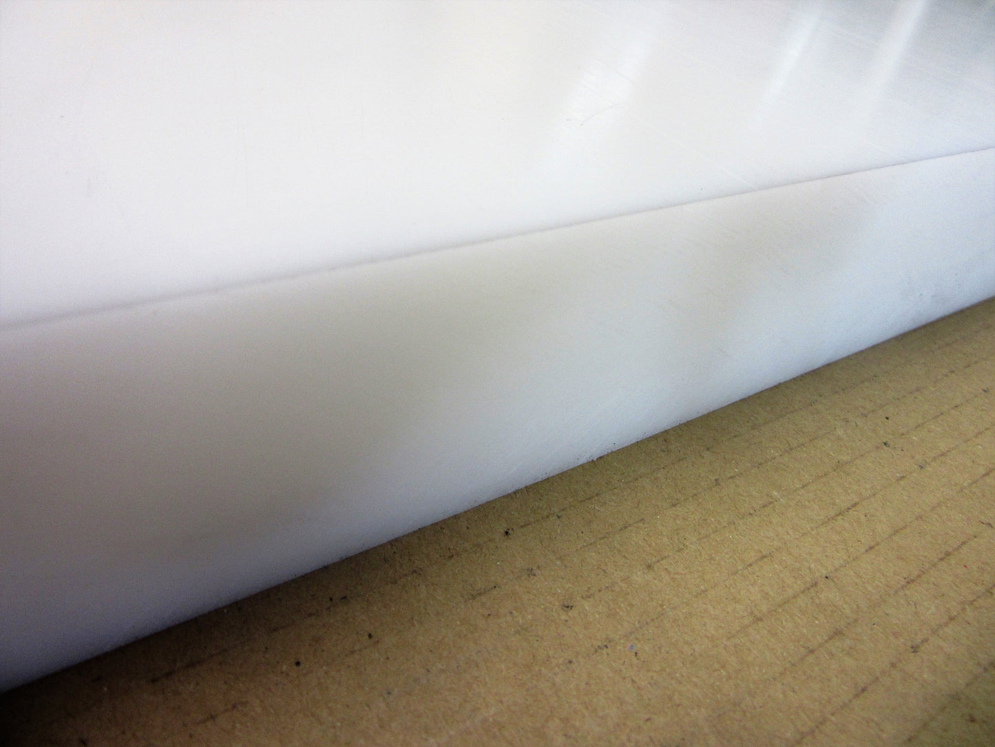POM-C-Platte 40mm Natur Zuschnitt 500 x 490mm Vollmaterial Technischer Kunststoff