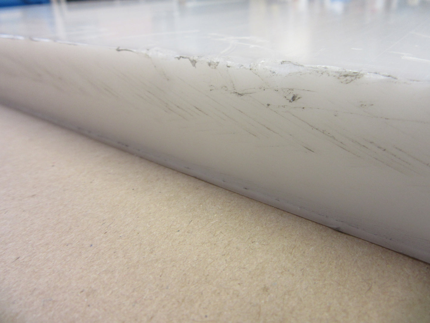 POM-C-Platte 30mm Natur Zuschnitt 869 x 618mm Vollmaterial Technischer Kunststoff