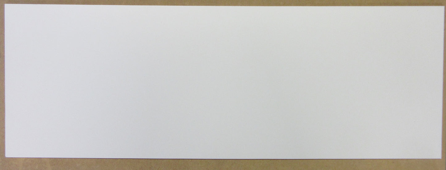 PVC Hartschaumplatte 6mm Zuschnitt hellgrau lackiert 519 x 200mm Kunststoffplatte
