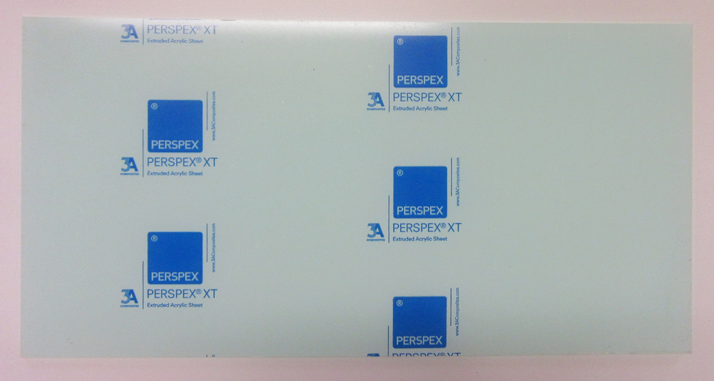 Acryl XT Platte 5mm Zuschnitt 500 x 250 mm - Kunststoffglas - Acrylglas - transparent