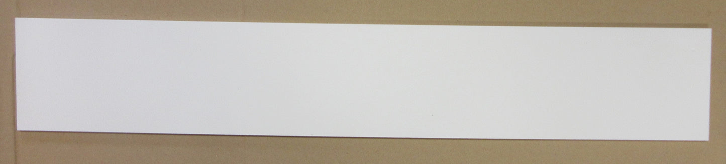 PVC Hartschaumplatte 6mm Zuschnitt weiß 1094 x 195 mm - Excel Kunststoff Platte